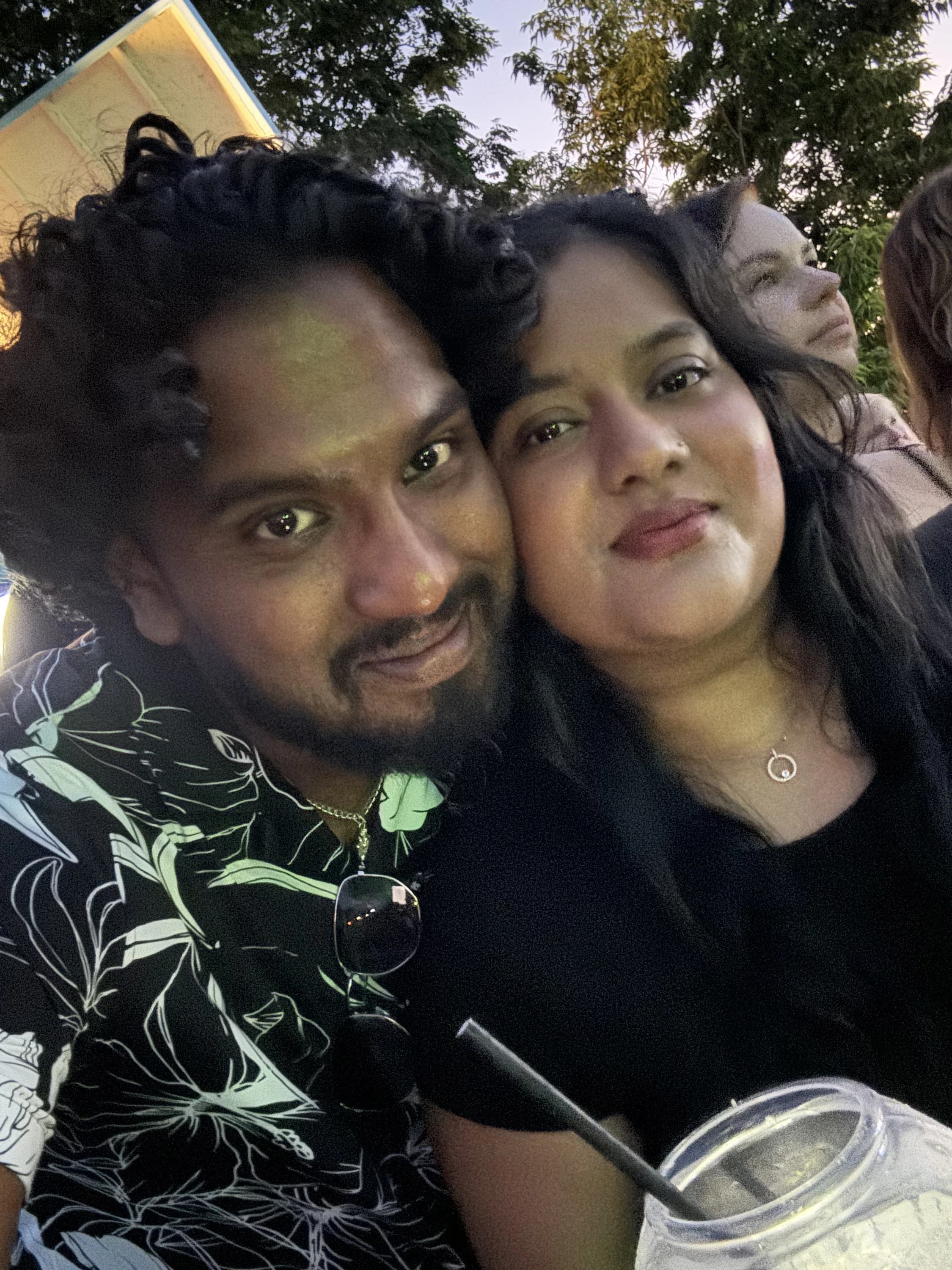 Arnab and Sudipra outdoor casual