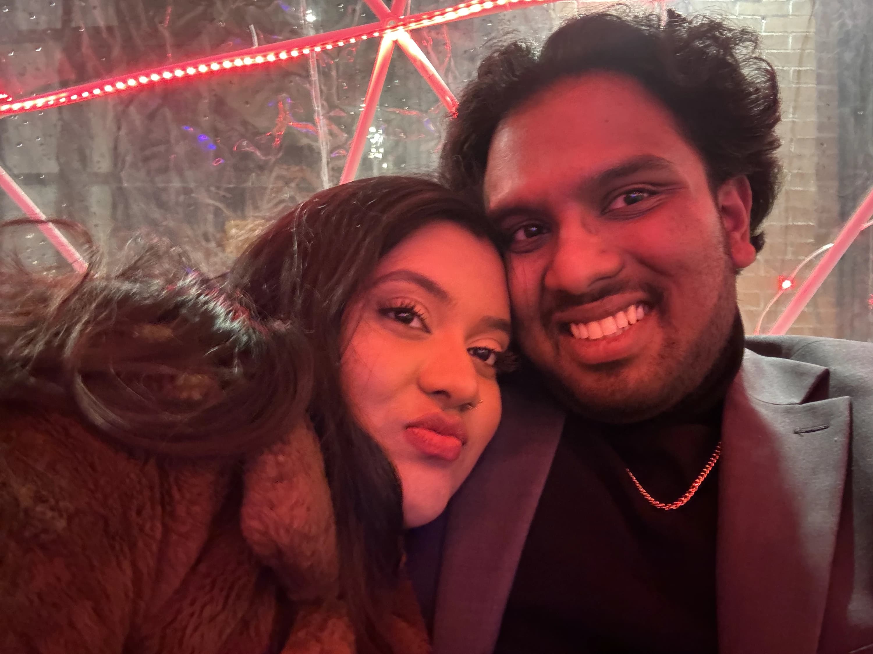 Arnab and Sudipra selfie night out