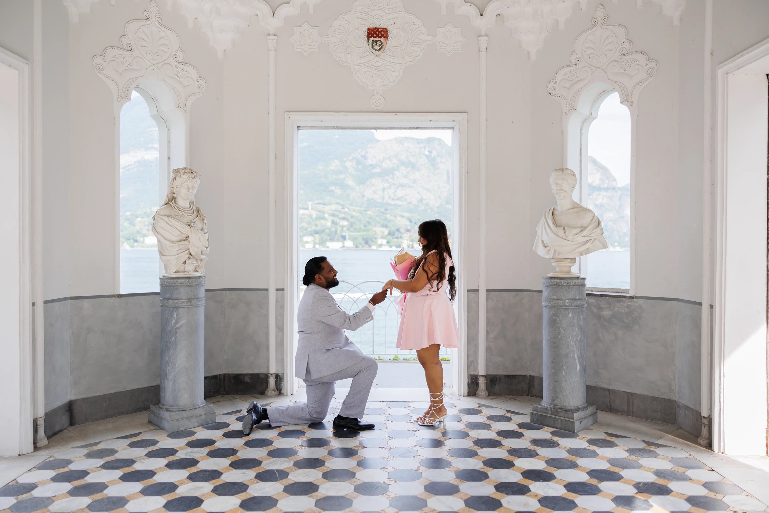 Arnab proposing Sudipra villa